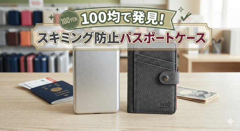 100均のどこに売ってる？スキミング防止パスポートケース！店内の売り場と活用術を紹介