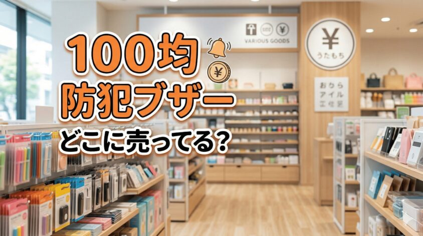 海外旅行の防犯ブザーは100均のどこで買える？ダイソーの110dBモデルを検証